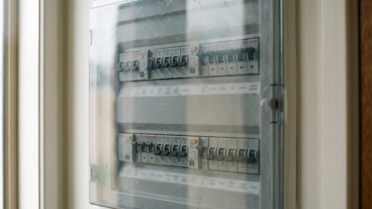 Closed residential electrical switchboard; diagnosis requires an on-site assessment